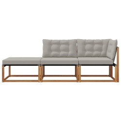 Unité de canapé sectionnel 3 Pièce Naturel et gris clair 554429554429