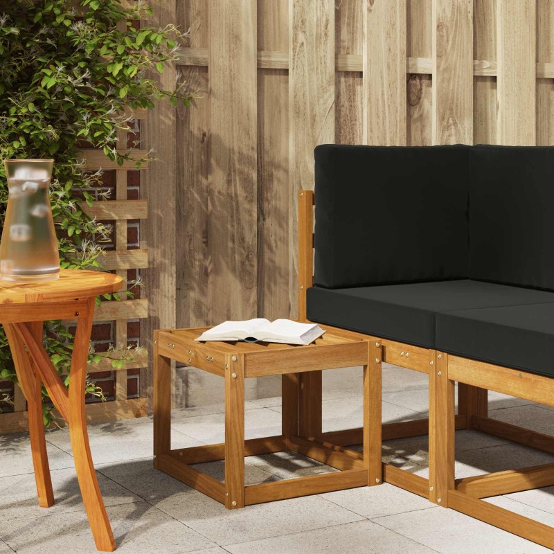 Banc de Tabouret Naturel 43 x 43 x 37 cm Bois d'Acacia Massif 554432554432