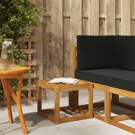 Banc de Tabouret Naturel 43 x 43 x 37 cm Bois d'Acacia Massif 554432554432