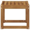 Banc de Tabouret Naturel 43 x 43 x 37 cm Bois d'Acacia Massif 554432554432