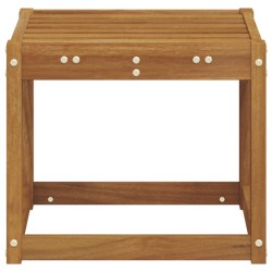 Banc de Tabouret Naturel 43 x 43 x 37 cm Bois d'Acacia Massif 554432554432