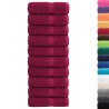 Serviettes de toilette premium SOLUND 10 pièces Bordeaux 30 x 30 cm 600 g/m² 554434554434
