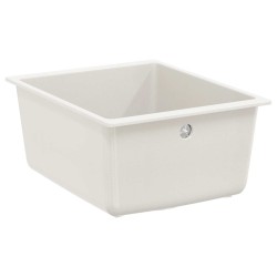 Évier Blanc 370 x 460 mm 80% Quartz et 20% Résine 554435554435