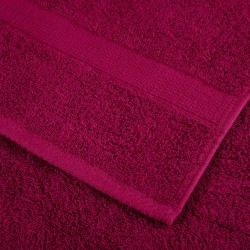 Serviettes de toilette premium SOLUND 4 pièces Bordeaux 30 x 30 cm 600 g/m² 554441554441