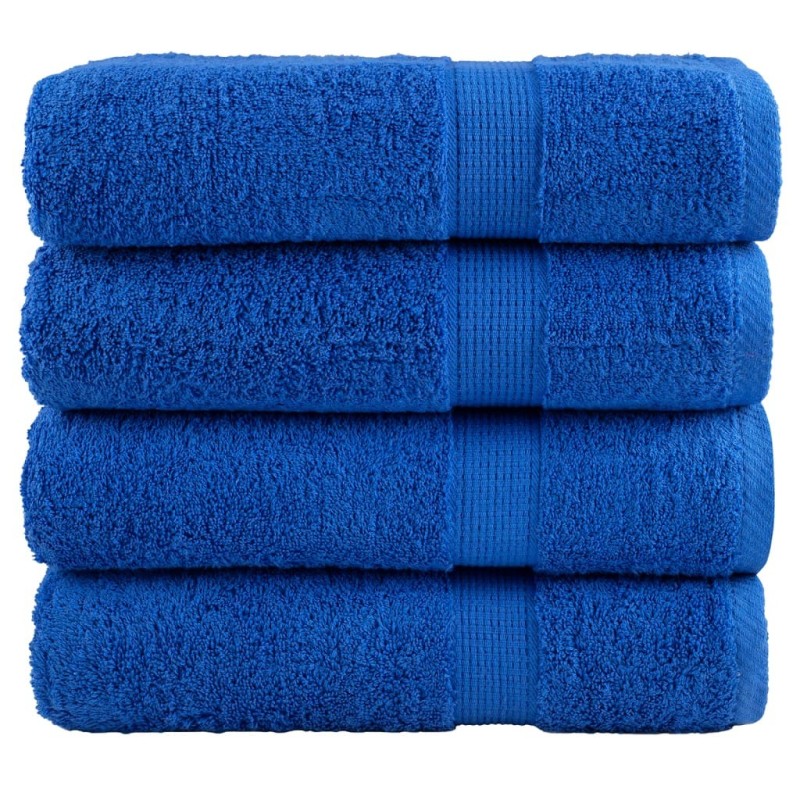 Serviettes de douche de qualité supérieure SOLUND 4 pcs bleu 554447554447