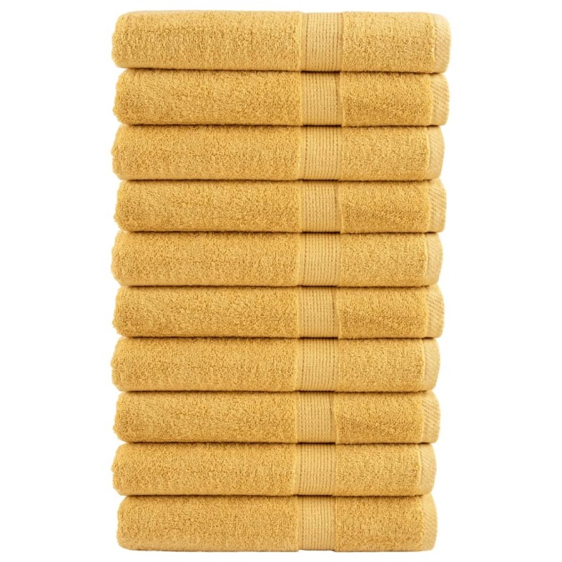 Serviettes de sauna de qualité supérieure SOLUND 10 pcs doré 554451554451