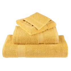 Serviettes de toilette premium SOLUND 10 pièces Or 30 x 30 cm 600 g/m² 554456554456