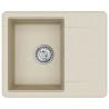 Évier Beige 560 x 460 mm 80% Quartz et 20% Résine 554464554464