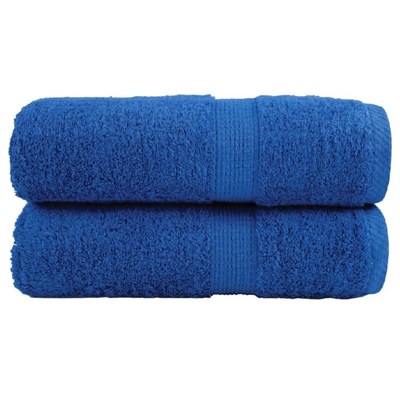 Serviettes de toilette premium SOLUND 2 pièces Bleu 30 x 30 cm 600 g/m² 554466554466