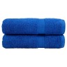 Serviettes de douche de qualité supérieure SOLUND 2 pcs bleu 554472554472