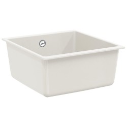 Évier Blanc 430 x 460 mm 80% Quartz et 20% Résine 554476554476