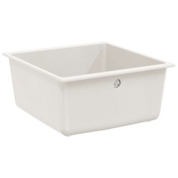 Évier Blanc 430 x 460 mm 80% Quartz et 20% Résine 554476554476