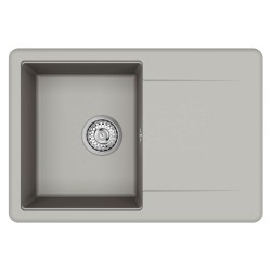 Évier Gris 670 x 460 mm 80% Quartz et 20% Résine 554481554481