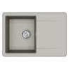 Évier Gris 670 x 460 mm 80% Quartz et 20% Résine 554481554481