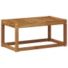 Banc de jardin Naturel 79 x 43 x 37 cm Bois d'Acacia Massif 554485554485