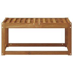 Banc de jardin Naturel 79 x 43 x 37 cm Bois d'Acacia Massif 554485554485
