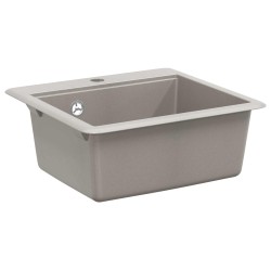 Évier Gris 470 x 440 mm Granite 554487554487