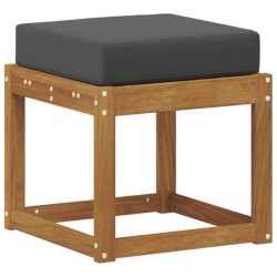 Banc de Tabouret Naturel et Anthracite 43 x 43 x 37 cm 554492554492
