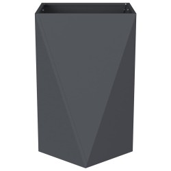 Jardinière Anthracite 50 x 50 x 75 cm Acier 554494554494