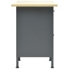 Établi Noir 160x60x85 cm Acier 554495554495