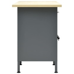 Établi Noir 160x60x85 cm Acier 554506554506