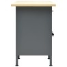 Établi Noir 160x60x85 cm Acier 554506554506