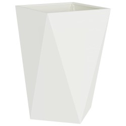 Jardinière 2 pcs Blanc 50 x 50 x 75 cm Acier 554508554508