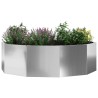Jardinière Argent 120 x 120 x 35 cm Acier galvanisé 554524554524