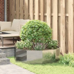 Jardinière Argent 120 x 120 x 35 cm Acier galvanisé 554524554524