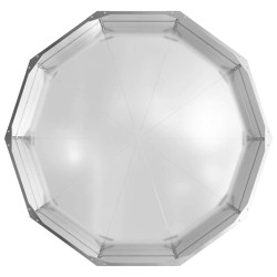 Jardinière Argent 120 x 120 x 35 cm Acier galvanisé 554524554524