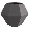 Jardinière 2 pcs Noir 75 x 75 x 60 cm Acier 554529554529
