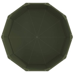 Jardinière Vert olive 90 x 90 x 50 cm Acier 554530554530
