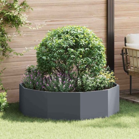 Jardinière Anthracite 120 x 120 x 35 cm Acier 554531554531