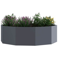 Jardinière Anthracite 120 x 120 x 35 cm Acier 554531554531