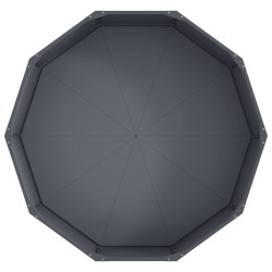 Jardinière Anthracite 120 x 120 x 35 cm Acier 554531554531
