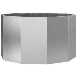 Jardinière Argent 90 x 90 x 50 cm Acier inoxydable 554532554532