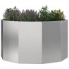 Jardinière Argent 90 x 90 x 50 cm Acier inoxydable 554532554532