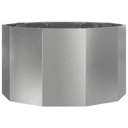 Jardinière Argent 90 x 90 x 50 cm Acier inoxydable 554532554532