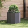 Jardinière Noir 60 x 60 x 50 cm Acier 554533554533