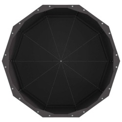 Jardinière Noir 60 x 60 x 50 cm Acier 554533554533