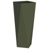 Jardinière Vert olive 30 x 30 x 75 cm Acier 554534554534
