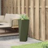 Jardinière Vert olive 30 x 30 x 75 cm Acier 554534554534