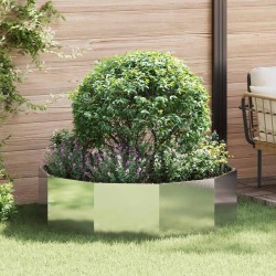Jardinière Argent 120 x 120 x 35 cm Acier inoxydable 554535554535