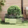 Jardinière Argent 120 x 120 x 35 cm Acier inoxydable 554535554535
