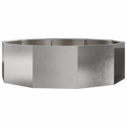 Jardinière Argent 120 x 120 x 35 cm Acier inoxydable 554535554535