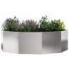 Jardinière Argent 120 x 120 x 35 cm Acier inoxydable 554535554535