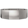 Jardinière Argent 120 x 120 x 35 cm Acier inoxydable 554535554535