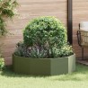 Jardinière Vert olive 120 x 120 x 35 cm Acier 554536554536
