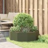 Jardinière Vert olive 120 x 120 x 35 cm Acier 554536554536