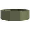 Jardinière Vert olive 120 x 120 x 35 cm Acier 554536554536